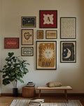 Sun & Moon Vibes – Cosmic Boho Gallery Wall Set