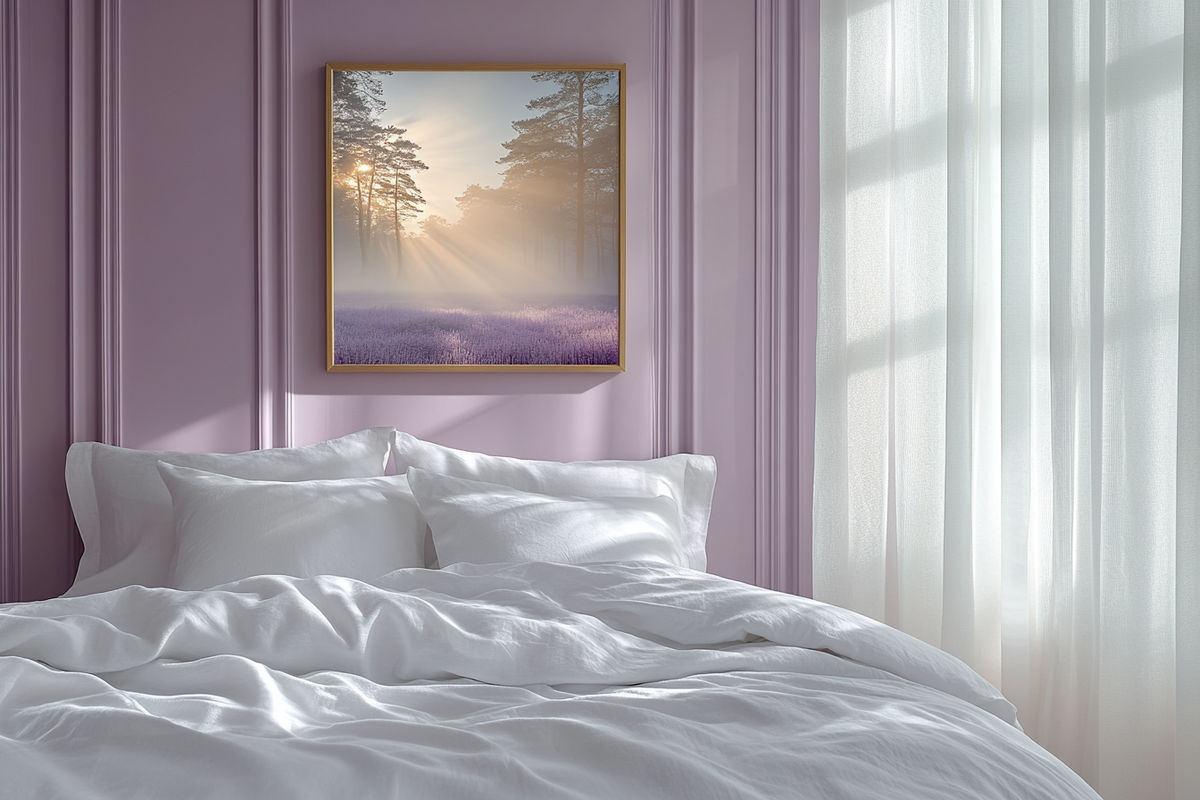 The Indus Craft Nature Sunlight Wall Art | Premium Landscape Photography Frame | Soft Aesthetic Bedroom & Living Room Decor